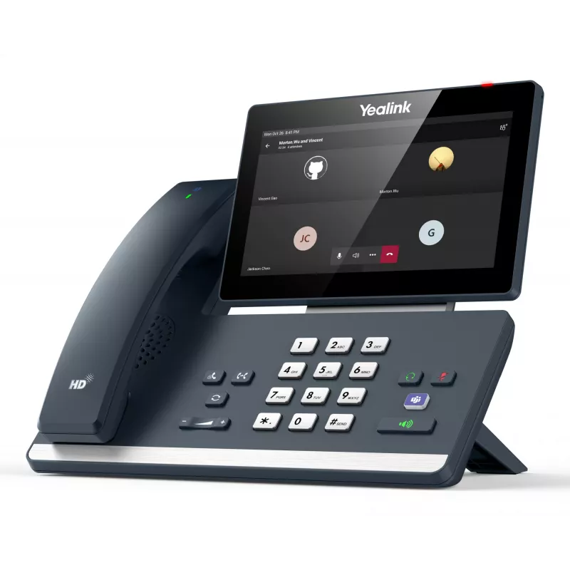 Yealink MP58-WH Microsoft Teams Edition, IP-telefoon, grijs, draadloze handset, bureau, Android, Microsoft Teams