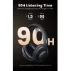 Ugreen HiTune Max5 headset bedraad & draadloos hoofdband gesprekken/muziek Bluetooth zwart