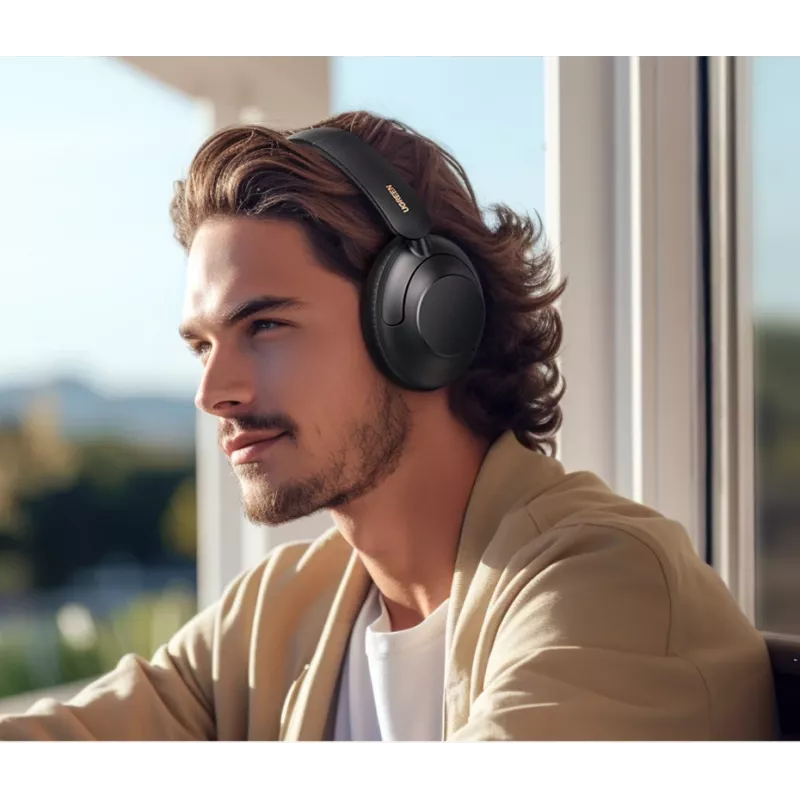Ugreen HiTune Max5 headset bedraad & draadloos hoofdband gesprekken/muziek Bluetooth zwart