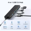 Ugreen USB 3.0 4-PORT HUB USB-A naar 4XUSB Docking USB 3.2 Gen 1 (3.1 Gen 1) Type-A