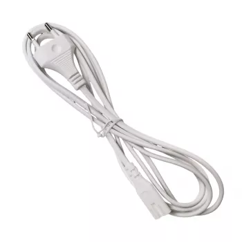 Stroomkabel TARGUS HJ4411WHEUX, 2 m, netstekker Type C naar IEC C7, wit