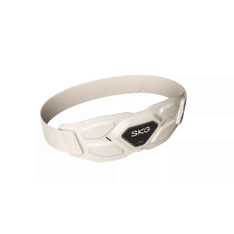 Taille-massageapparaat SKG W9-Pro — batterijgevoed 10 W, vibratie- en combinatiemassage, ingebouwde accu, wit