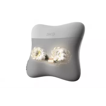 SKG VS500 massagekussen – kneedmassage, batterijgevoed 10 W, ingebouwde accu, grijs