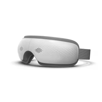 SKG ES300 - wit, compressiemassage, ogen, wit, kunststof, knoppen, batterij