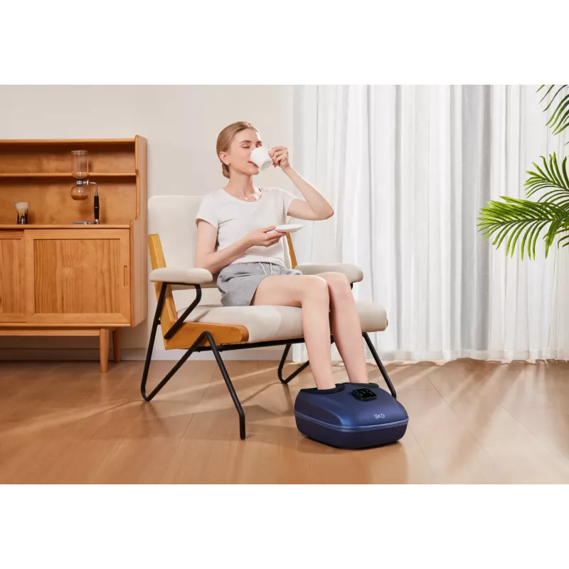 SKG YS100 – grijs, kneedmassage, voet, grijs, kunststof, knoppen, 12 koppen