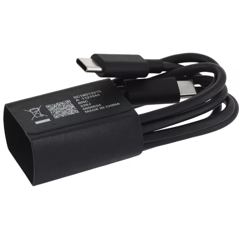 Mobiele oplader Motorola SJMC1252 universeel zwart AC binnen USB Type-C 1m