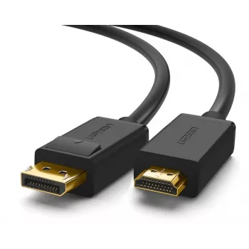 Videokabel-adapter Ugreen 10239 1,5 m DisplayPort naar HDMI zwart