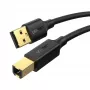 USB-kabel Ugreen 10352 3m USB A USB B zwart USB 2.0 0,48 Gbit/s