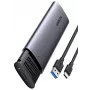 SSD-behuizing Ugreen 10903 M.2 zwart grijs 2 TB 5 Gbit/s
