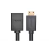 HDMI-kabel Ugreen 20137 mini-HDMI stekker naar HDMI bus zwart goud
