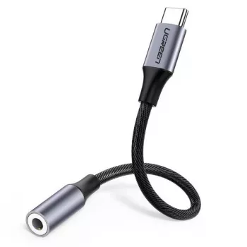 Mobiele-telefoonkabel Ugreen 30632 USB-C naar 3,5 mm zwart