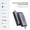 Kaartlezer UGREEN 50541 USB 3.2 Gen 1 (3.1 Gen 1) — CF, SD, MicroSD, Memory Stick, staal, 5000 Mbit/s