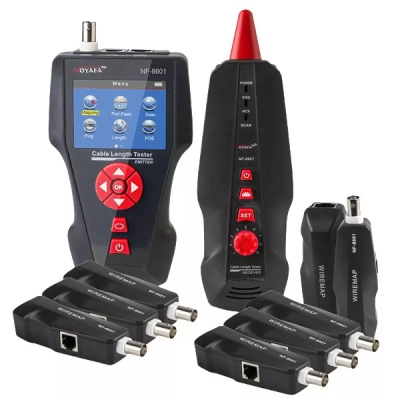 Kabeltester LYNX CS TLCD88 — LCD-tester voor Cat3/Cat5E/Cat6 en PoE-detectie