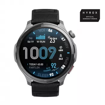 Amazfit Balance 2 XT 3,81 cm (1,5 inch) AMOLED digitaal 480 x 480 pixels touchscreen zwart Wi-Fi GPS (satelliet)