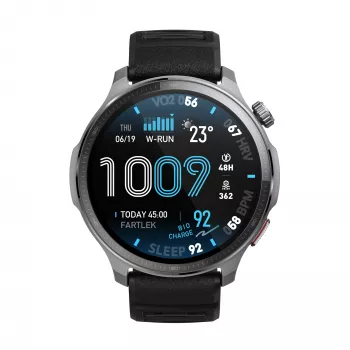 Amazfit Balance 2 XT 3,81 cm (1,5 inch) AMOLED digitaal 480 x 480 pixels touchscreen zwart Wi-Fi GPS (satelliet)