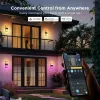 Buitenwandlamp Govee H7078CD1 slim RGB-kleurwissel, wifi-/app-bediening