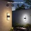 Buitenwandlamp Govee H7078CD1 slim RGB-kleurwissel, wifi-/app-bediening