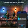 Buitenwandlamp Govee H7078CD1 slim RGB-kleurwissel, wifi-/app-bediening