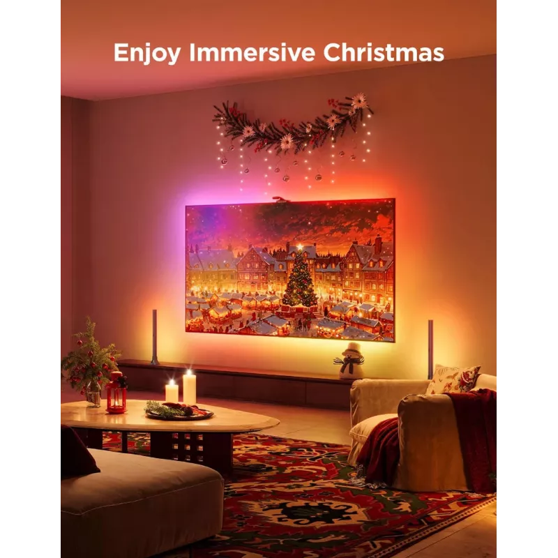 Slimme strip light Govee H66A1 Wi-Fi/Bluetooth 5 m zwart