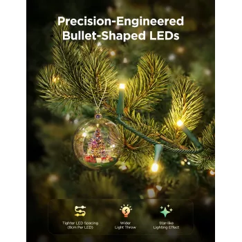 LED-kerstverlichtingssnoer Govee 20 m, decoratieve verlichting voor binnen en buiten