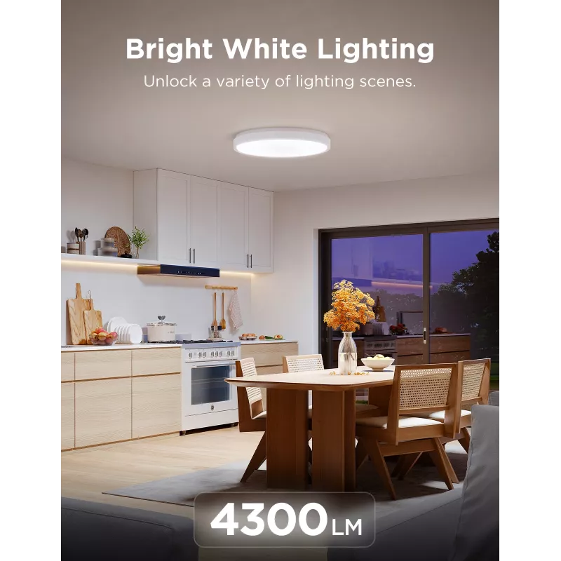 Govee H60A6 Slimme plafondlamp Pro RGBICWW, 38 cm