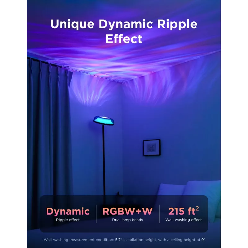 Vloerlamp Govee H60B0311 RGBWW 1000 lm Wi-Fi Bluetooth
