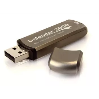 iStorage Kanguru Defender 2000 FIPS 140-2 gecertificeerd, 32 GB USB-flashstation USB Type-A 2.0 bruin