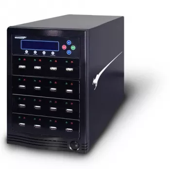 iStorage Kanguru U2D2-15 mediaduplicator USB-flashstation-duplicator zwart 15 kopieën