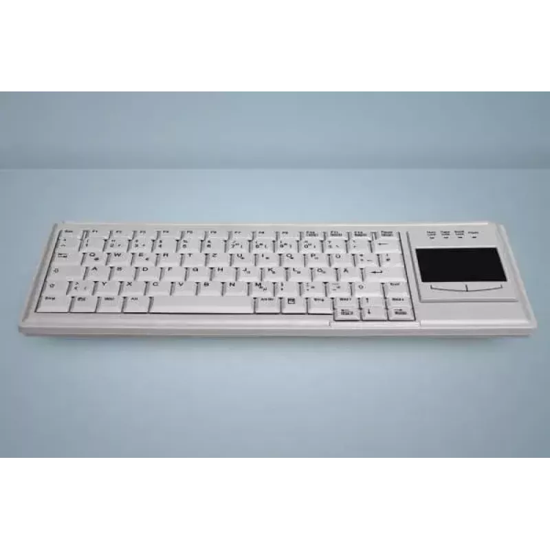 Active Key AK-4400 toetsenbord kantoor USB Belgisch wit full-size bedraad