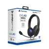 PDP LVL50 bedrade headset PS4 wit - 50 mm-drivers, bedraad, bedraad, gaming, headset, zwart