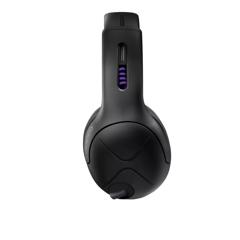 Headset VICTRIX Gambit Wireless — bedraad & draadloos, 20–20000 Hz, 2 m kabel, 301 g, zwart/paars