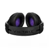 Headset VICTRIX Gambit Wireless — bedraad & draadloos, 20–20000 Hz, 2 m kabel, 301 g, zwart/paars