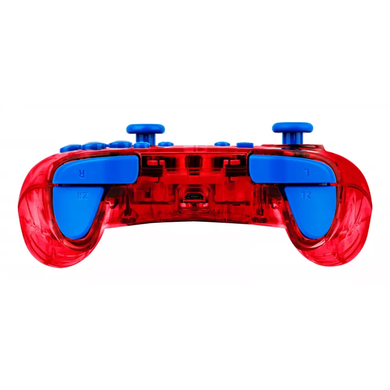 PDP Rock Candy: Mario Punch rood, transparant USB-gamepad analoog/digitaal Nintendo Switch, Nintendo Switch Lite, Nintendo Switch OLED