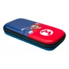 Hardshell-draagtas PDP slank Deluxe Power Pose Mario voor Nintendo – blauw/rood