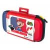 Hardshell-draagtas PDP slank Deluxe Power Pose Mario voor Nintendo – blauw/rood