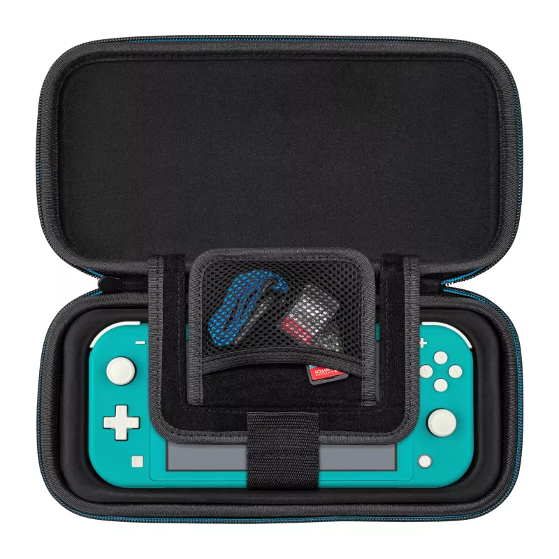 Hardshell-draagtas PDP slank Deluxe Power Pose Mario voor Nintendo – blauw/rood