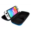 Hardshell-draagtas PDP slank Deluxe Power Pose Mario voor Nintendo – blauw/rood
