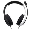 PDP LVL40 headset bedrade headset hoofdband gaming zwart, wit