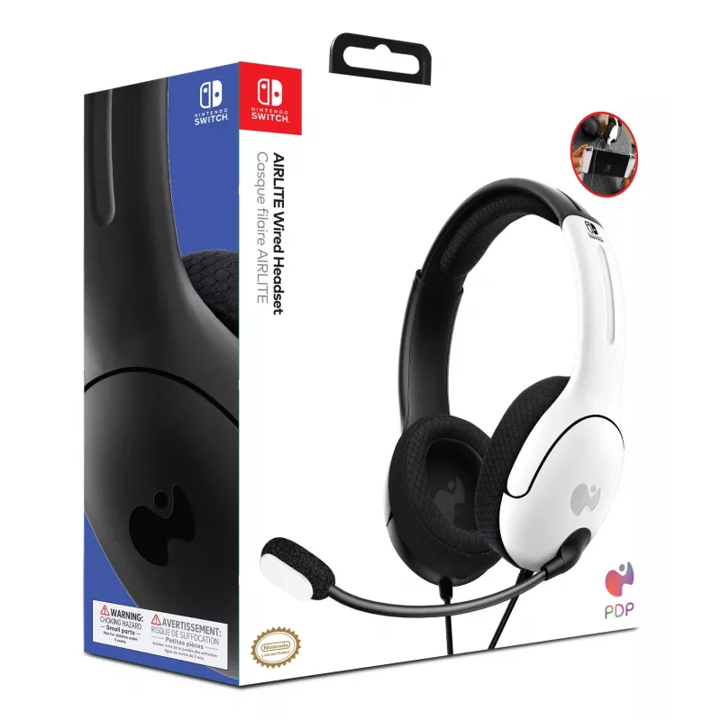 PDP LVL40 headset bedrade headset hoofdband gaming zwart, wit