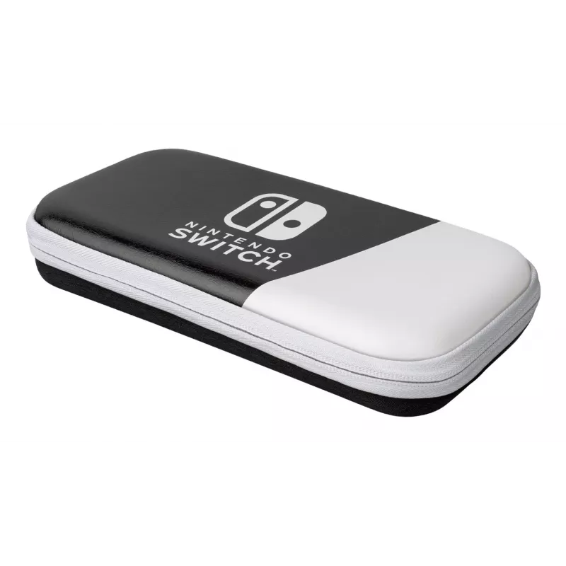 PDP slank Deluxe: zwart & wit hardshell-hoes Nintendo zwart, wit