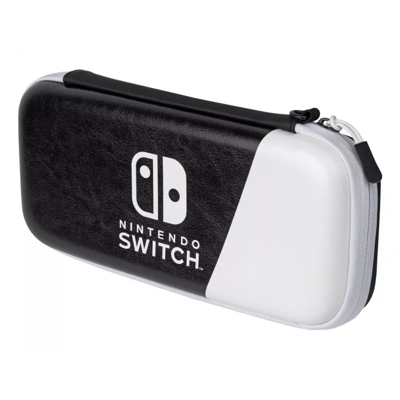 PDP slank Deluxe: zwart & wit hardshell-hoes Nintendo zwart, wit