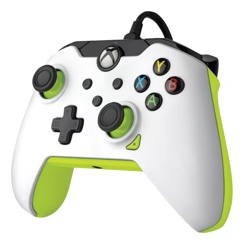 PDP bedrade controller: Electric White - Xbox Series X|S, Xbox One, Xbox, Windows 10/11