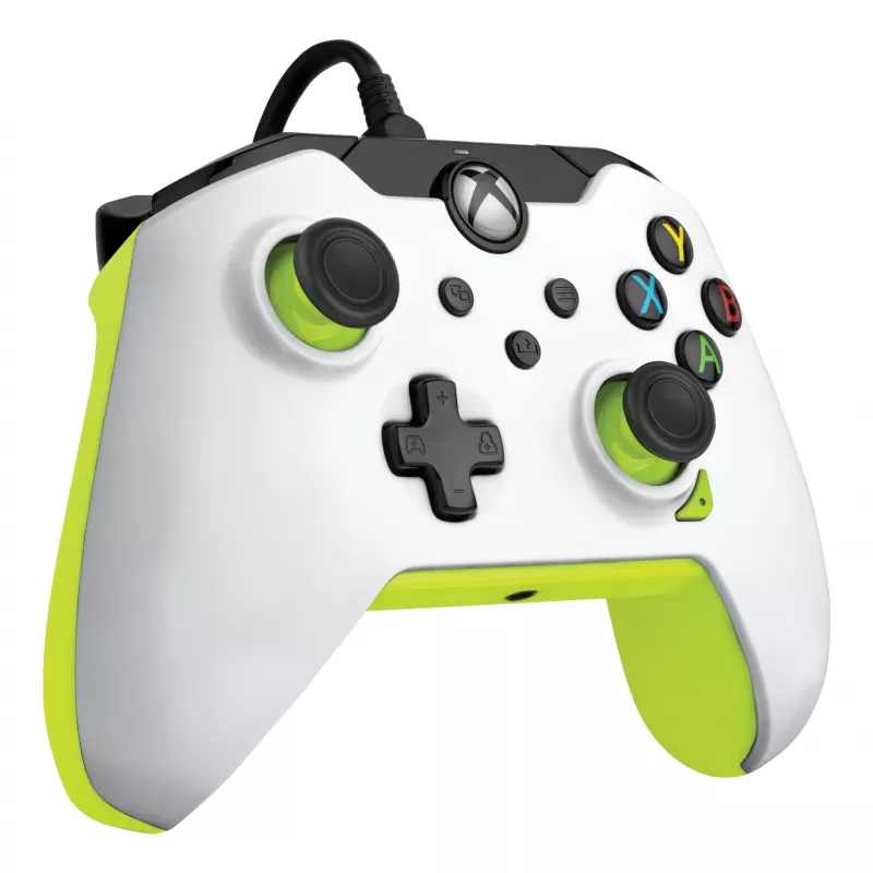 PDP bedrade controller: Electric White - Xbox Series X|S, Xbox One, Xbox, Windows 10/11