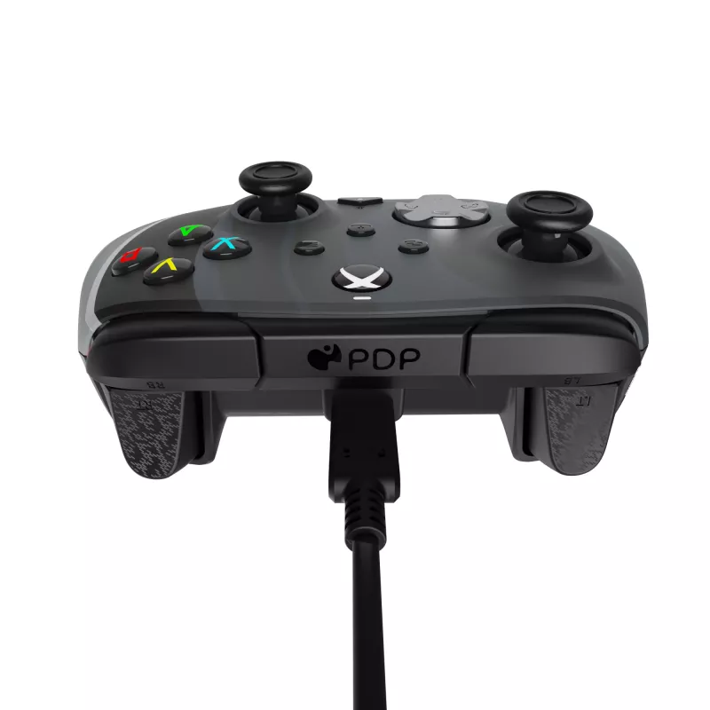 PDP Rematch zwart, wit USB-gamepad analoog pc, Xbox One, Xbox Series S, Xbox Series X