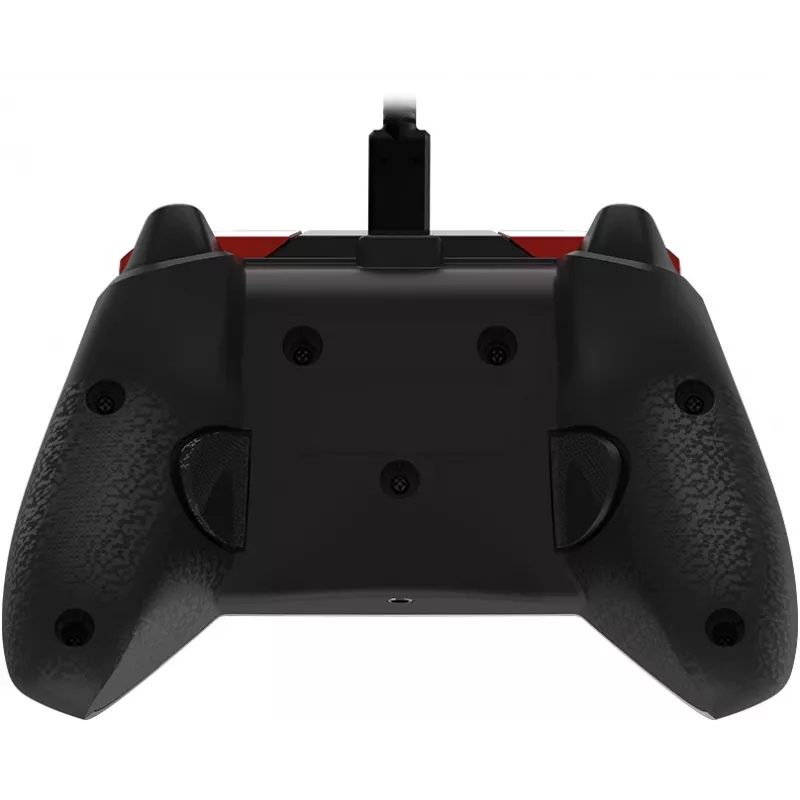 Gamepad PDP Rematch Advanced – bekabelde USB-C-controller voor pc, Xbox One, Xbox Series X|S – zwart/rood/wit, 2,43 m kabel