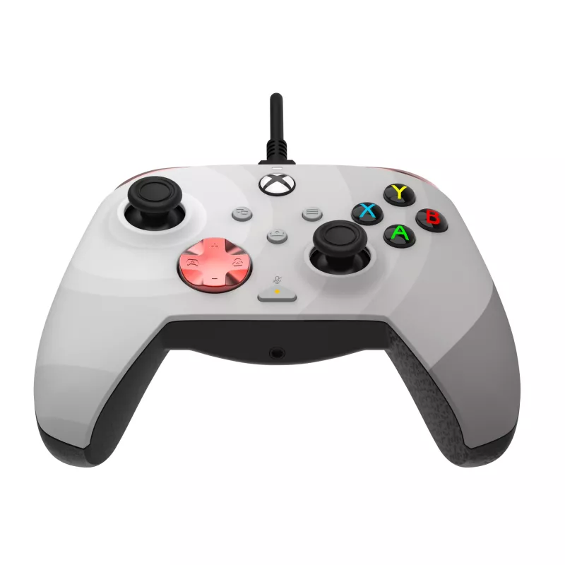 Gamepad PDP Rematch Advanced – bekabelde USB-C-controller voor pc, Xbox One, Xbox Series X|S – zwart/rood/wit, 2,43 m kabel