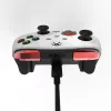 Gamepad PDP Rematch Advanced – bekabelde USB-C-controller voor pc, Xbox One, Xbox Series X|S – zwart/rood/wit, 2,43 m kabel