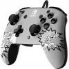 PDP REMATCH: Comic Attack zwart, grijs, wit USB-gamepad analoog/digitaal Nintendo Switch, Nintendo Switch OLED