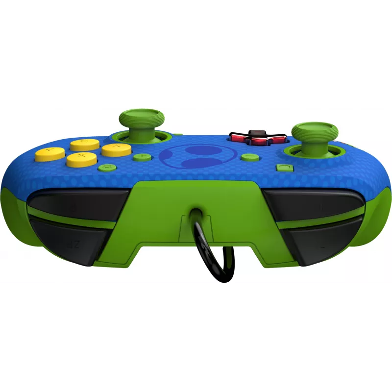 PDP REMATCH bekabelde controller: Yoshi & Toad, gamepad, Nintendo Switch, Nintendo Switch OLED, D-pad, home-knop, analoog/digitaal, bekabeld, USB