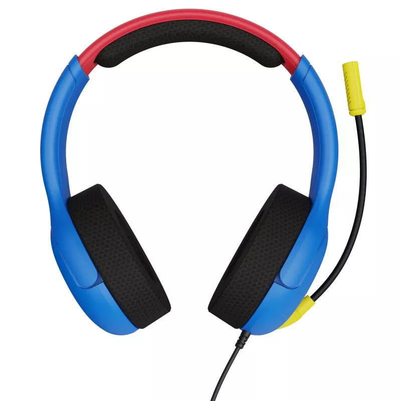 PDP LVL40-headset bekabeld hoofdband gaming blauw, rood